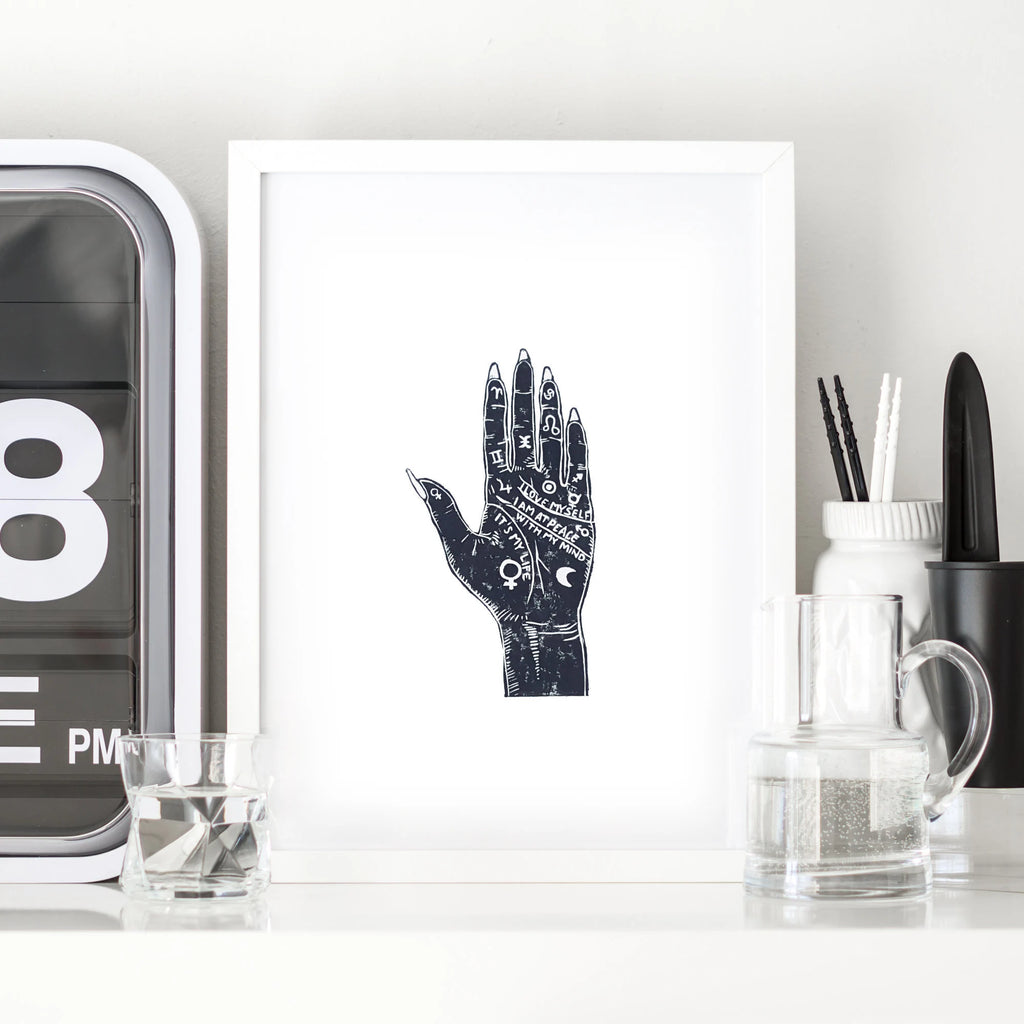 Palm Reading Print – A4