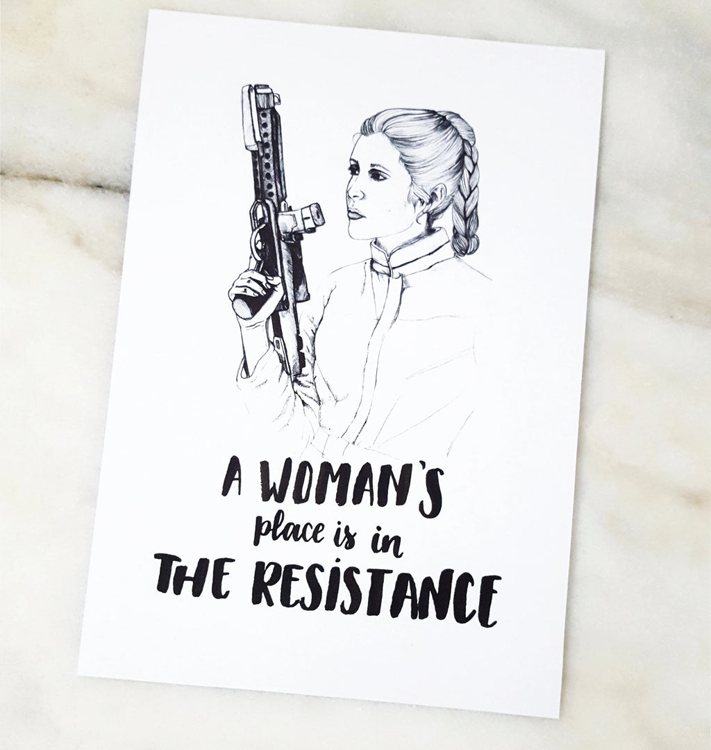 Princess Leia Print – A4